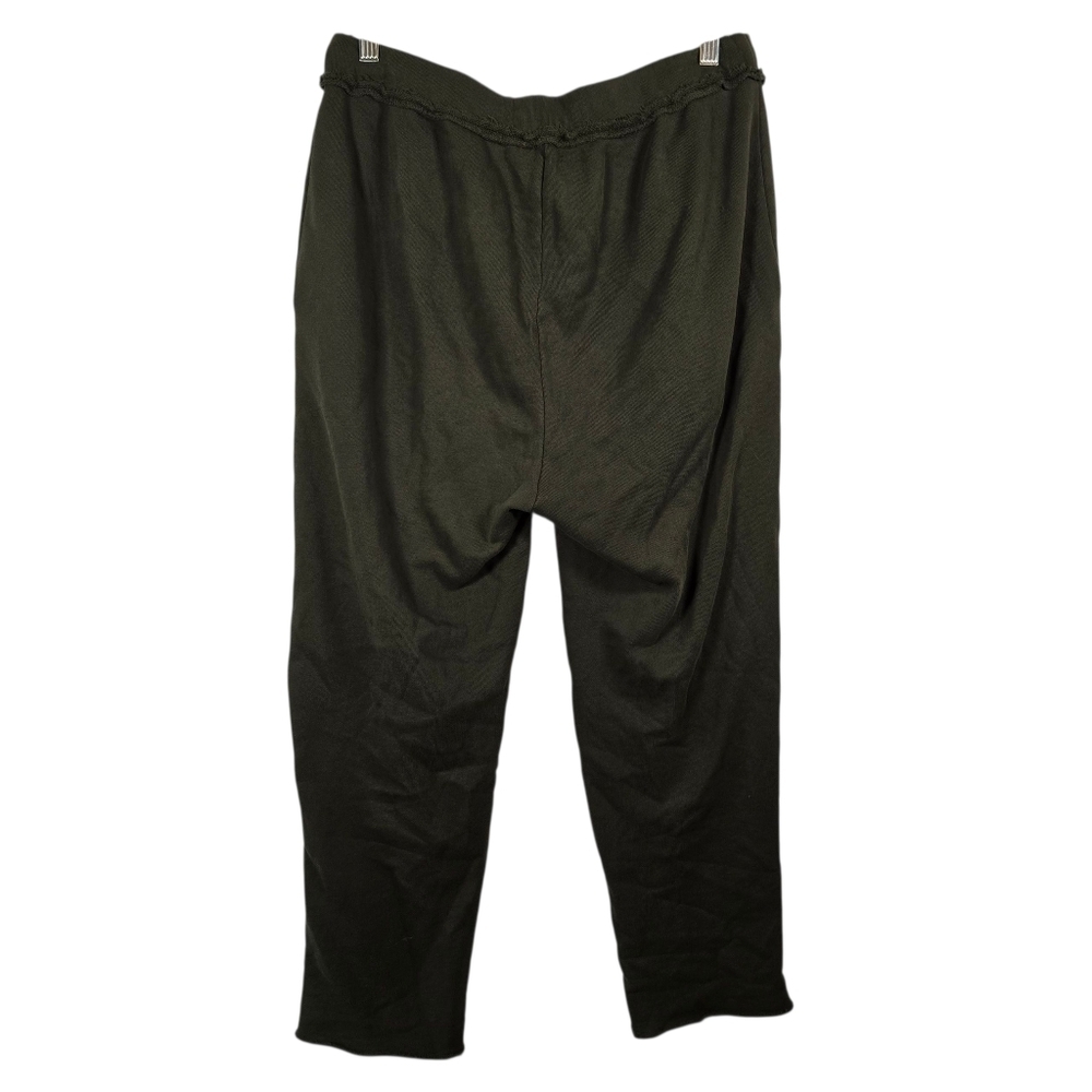 Eileen Fisher Olive Green Sweatpant Drawstring Waist StraightLeg Stretchy SizePM - Picture 2 of 11